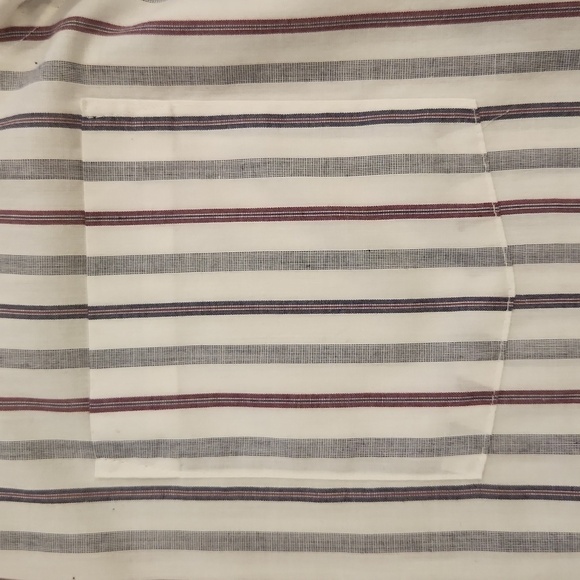 PURITAN Special Edition Red & Blue Stripes Button-Up Shirt - Picture 3 of 6